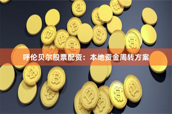 呼伦贝尔股票配资：本地资金周转方案